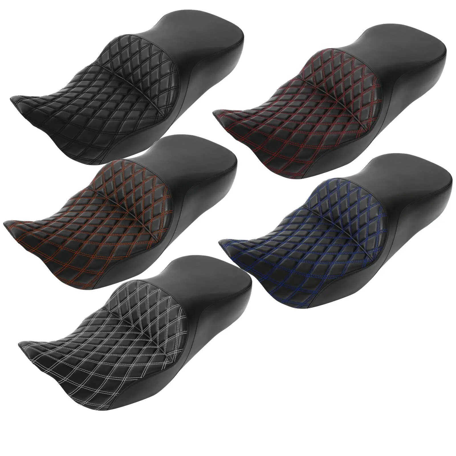 

Motorcycle Seat For Harley Touring CVO Limited Road King 2009-Up Passenger Rider