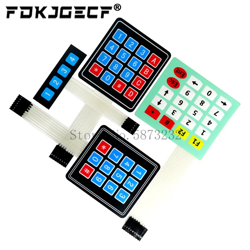 4 12 16 20 Key 1*4 3*4 4*4 4*5 Membrane Switch Keypad 1x4 3x4 4x4 4x5 Matrix Array Matrix keyboard for arduino smart car