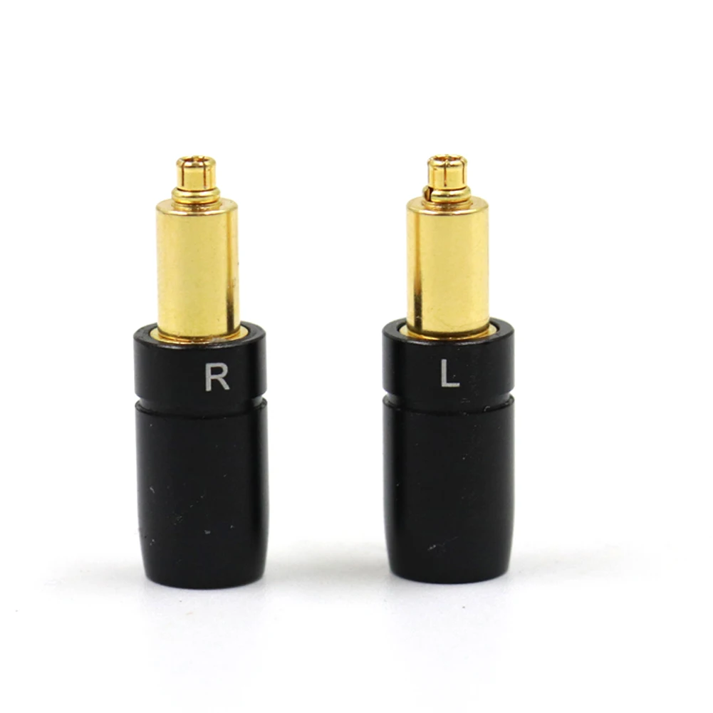 Thouliess one pair Gold plated Headphone Earphone Plugs For SRH1840 SRH1440 SRH1540 Male to MMCX Female Converter Adapter Cable