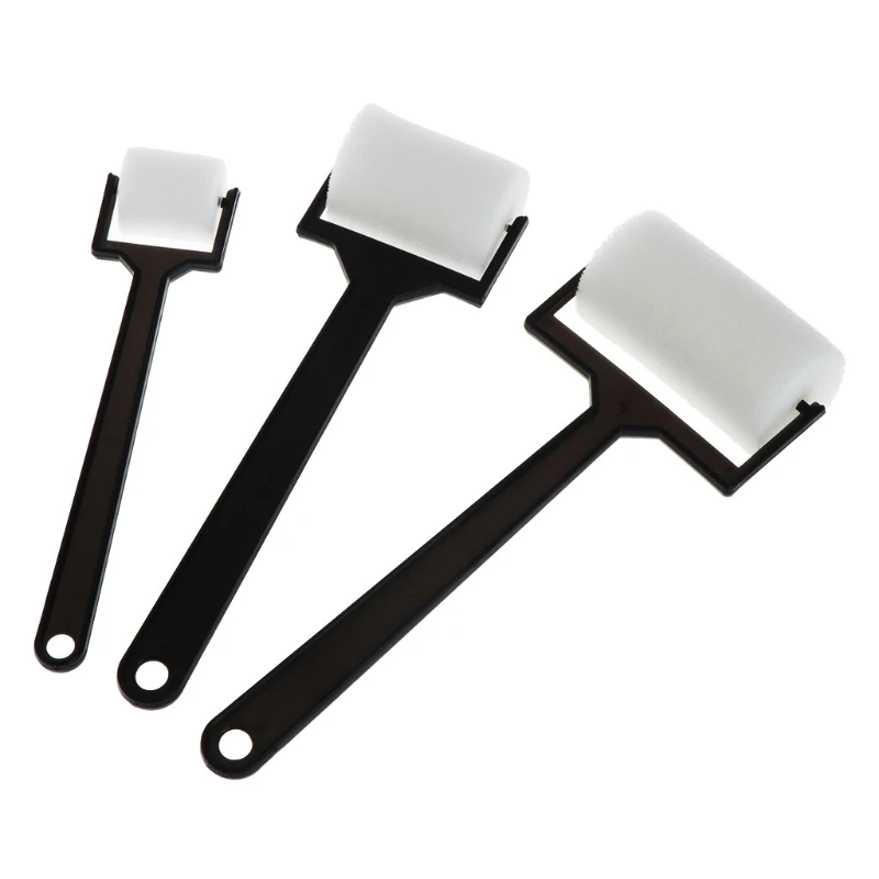 3Pcsสีขาวฟองน้ำแปรงเด็กGraffiti Rollerแสตมป์เด็กภาพวาดของเล่น