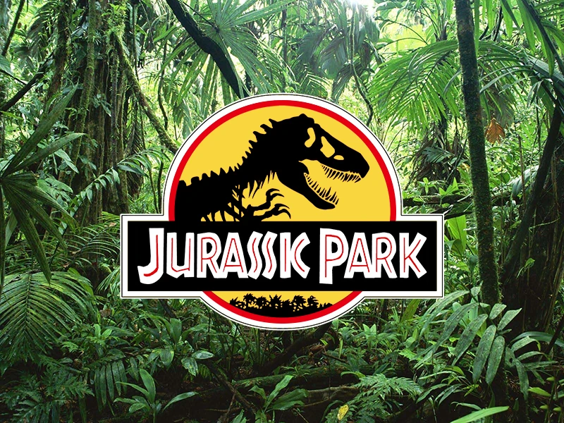 Jurassic Park World Dinosaur Tropical Green Leaves Birthday Backdrops Custom Photography Backgrounds Baby Shower Photo Studio