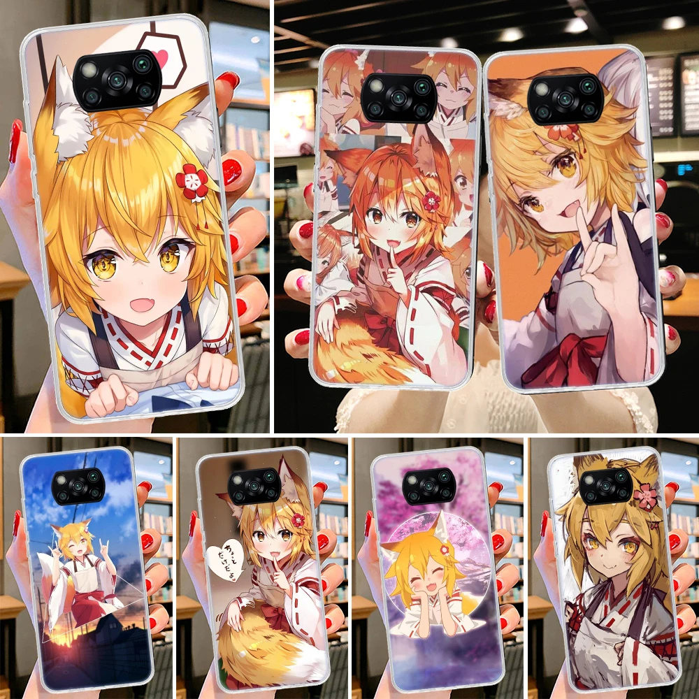 Anime The Helpful Fox Senko San Phone Case For Xiaomi Poco X3 Nfc M3 F3 F1 Mi Note 10 Pro 11 Lite 11i 8 9 9T 10T CC9 A3 Cover Fu