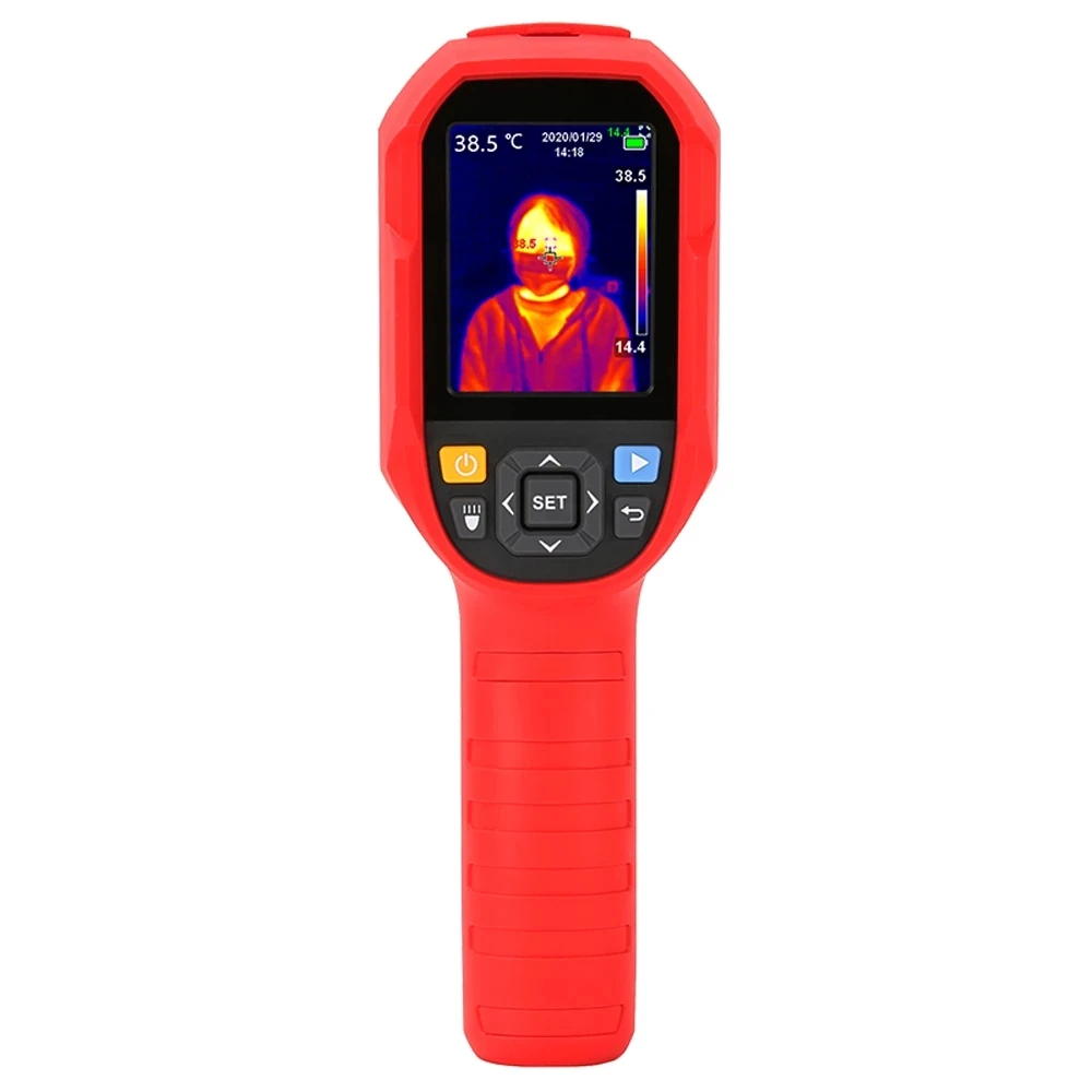 Cámara de imagen térmica infrarroja UNI-T, termómetro UTi165k, 30 ℃ ~ 45 ℃, probador de temperatura con software de PC, análisis tipo C