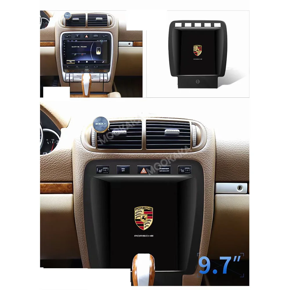 Android 13 dla Porsche Cayenne 2003-2010 samochodowy odtwarzacz multimedialny jednostka nawigacji GPS Radio samochodowe Stereo magnetofon Carplay