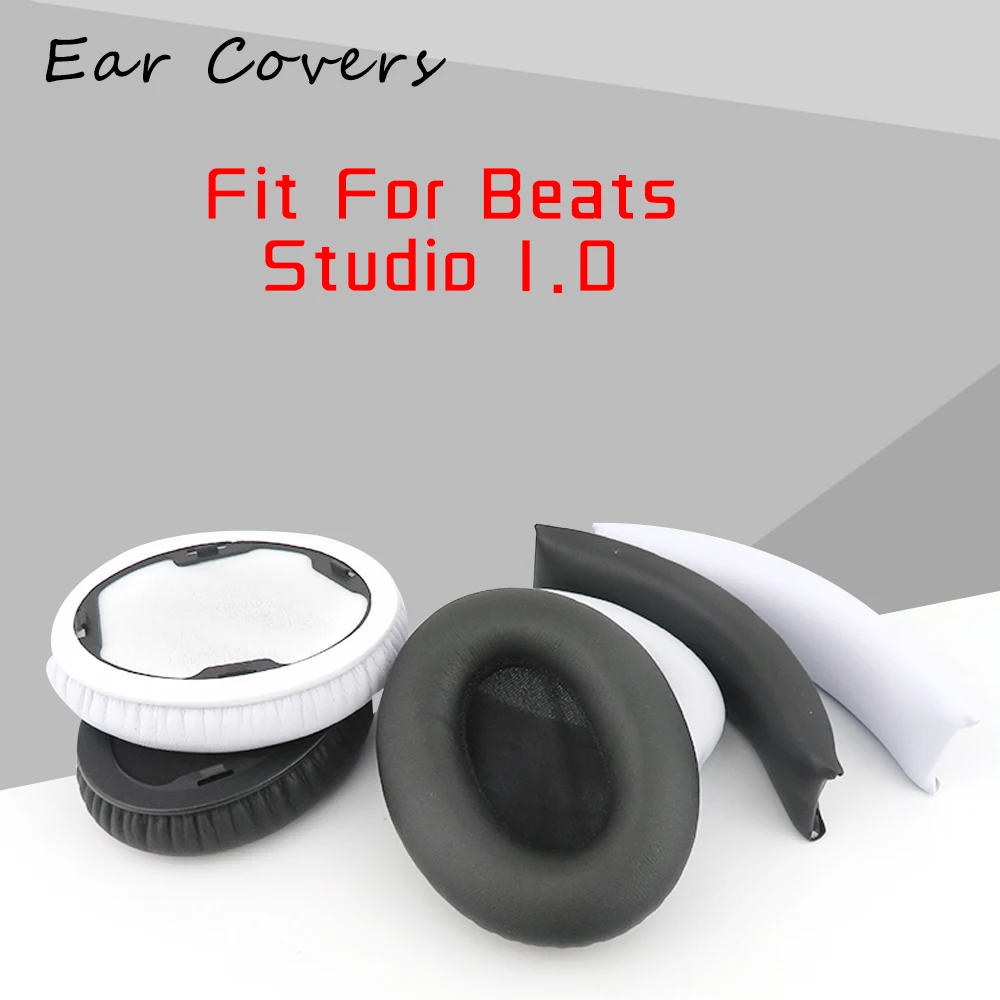 Ear pads For Beats Earpads Studio 1.0 Studio1 Headphone Ear pads Replacement Headset Ear Pad PU Leather