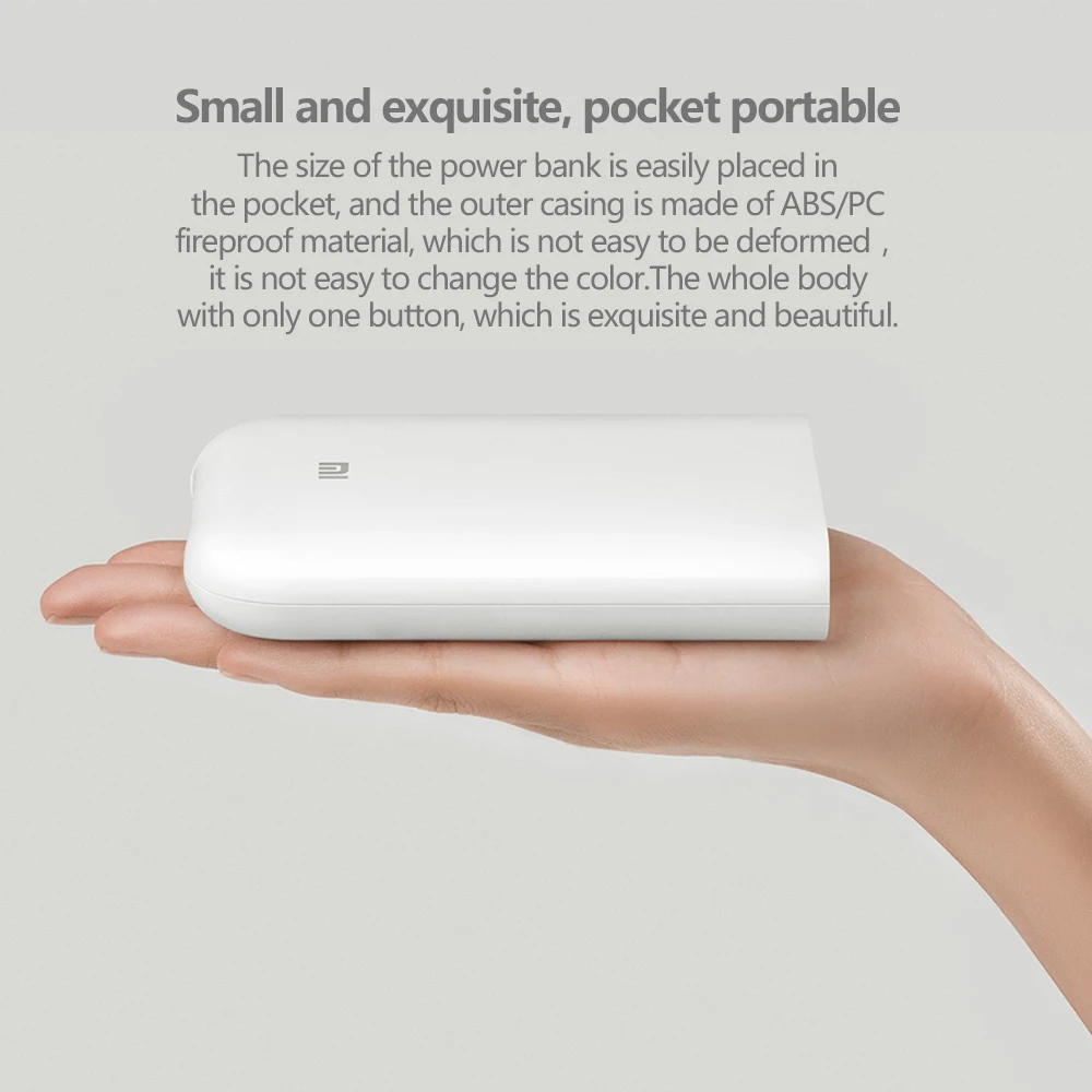 オリジナルxiaomiポケットプリンタ紙、自己粘着フォトプリントシーツ、紙だけ、ジンク、3 "ミニ