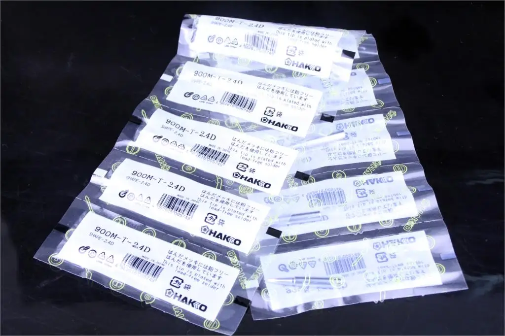 900M-T-2.4D 10 Chiếc Chì Có Thể Thay Thế Bằng Phẳng Shape-2.4D Hàn Đầu Mũi Hàn Cho Bộ Hàn Miễn Phí Vận Chuyển