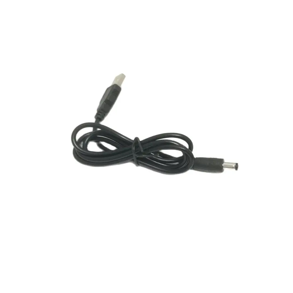 1PC USB Charging Cord 5V DC Cable Round Connector 5.5X2.1mm 1meter Long