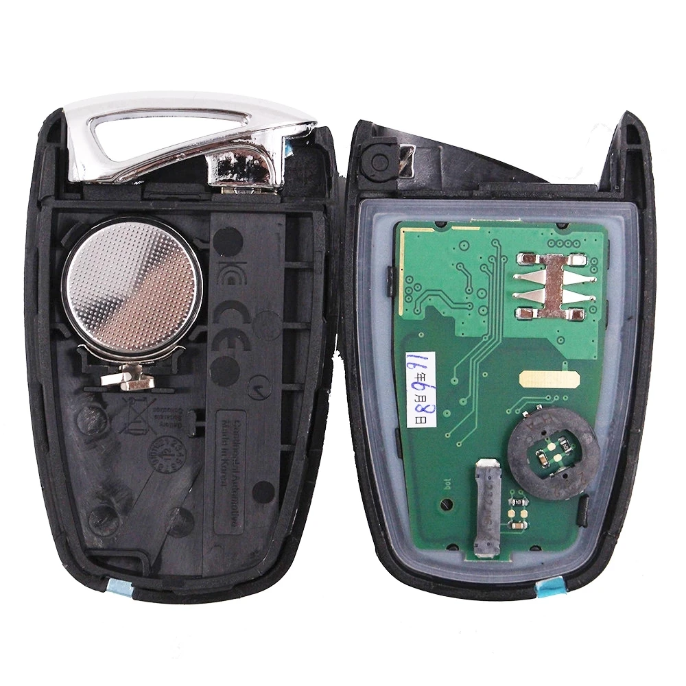 KEYECU 433MHz ID46 Chip P/N: 95440 2W500 2W600 For Hyundai Santa Fe 2012 2013 2014 2015 3 Buttons Car Key Remote Smart Fob