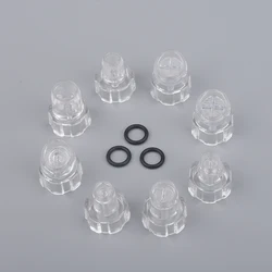 Plastic Small Bubble Replacement Head Transparent Cleaning Crystal Nozzle Tip Part Accessories