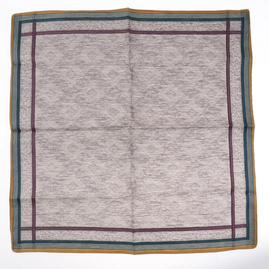 Mouchoirs de mariage à carreaux pour hommes, 100% coton, serviette de poche, mouchoir carré, 43x43cm, 3 pièces