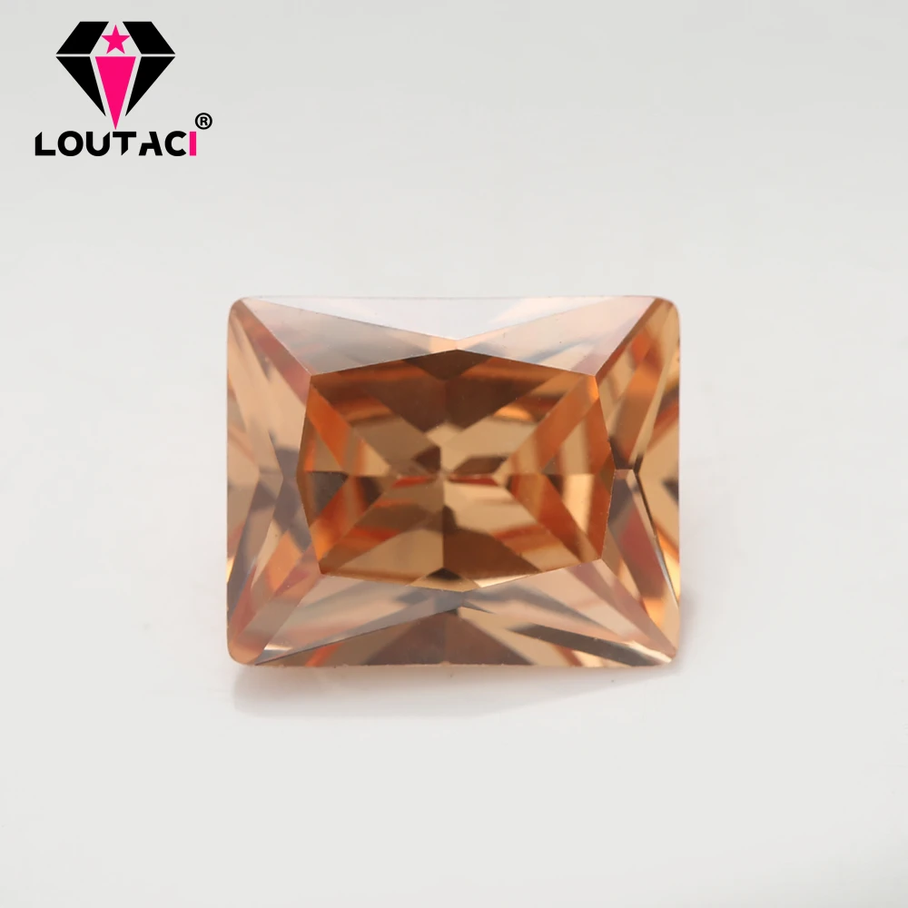 

LOUTACI Beautiful Women Jewelry Gemstone 5A Brilliant Cut Champagne Color Baguette Shape Cubic Zirconia Small Size 1.5x2-4x6mm