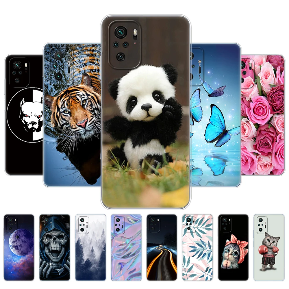 For Xiaomi Redmi Note 10 Case 4G 5G Back cover For Redmi Note 10 Pro Phone Cover on Redmi Note 10S bumper silicon Global Version