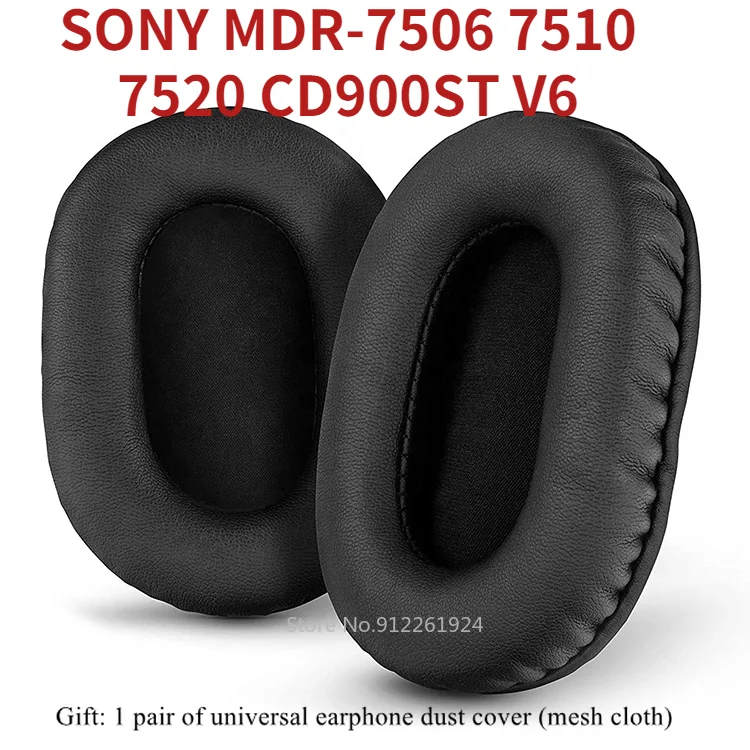 Pair Of Earpads Replacement For SONY MDR-7506 7510 7520 CD900ST V6 Headphone Ear Pads Soft Memory Foam For Extra Comfort