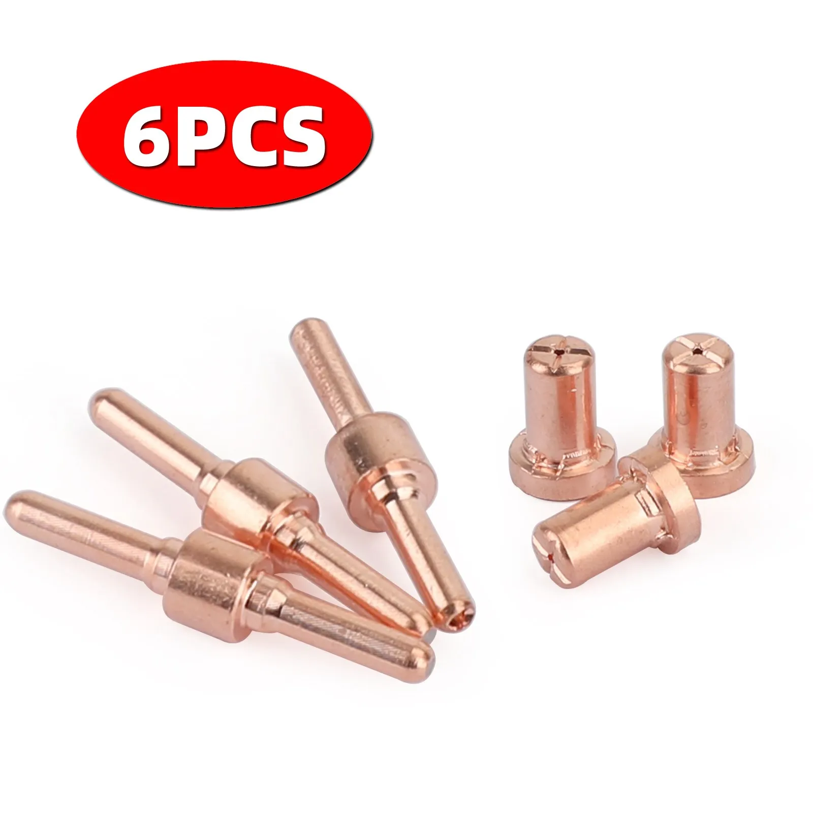 Areyourshop 60 Chiếc PT-31 PT31 LG-40 LG40 Cắt Plasma Cắt Đèn Pin Điện Cực & Vòi Phun Vật Tư Tiêu Hao Nào Bộ