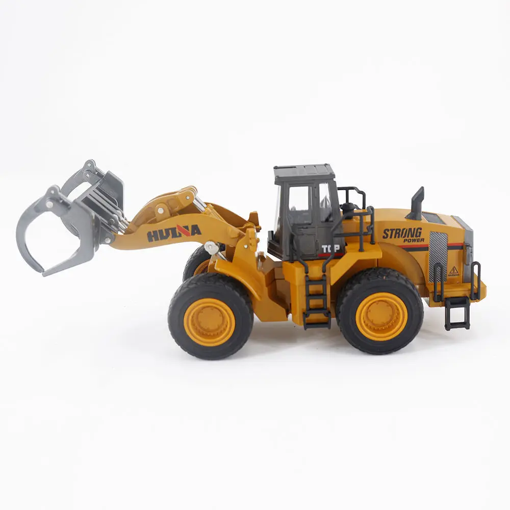 HUINA 1:40 1:50 1:60 Excavator Alloy Scarifier Diecast Truck Scale Wheel Loader Construction Vehicle Metal Model Cars Boys Toys