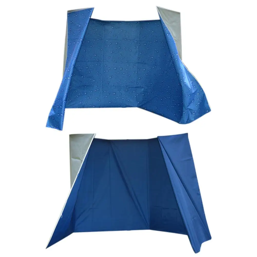 Side Cloth Fishing Umbrella Shelter Rainproof Sunscreen Fishing Umbrella Shelter Shade Cloth Adjustable Fishing Accessories