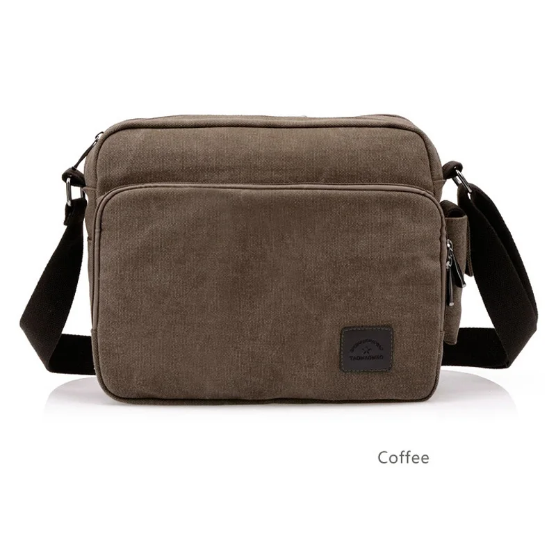 Segeltuch tasche Männer Vintage Cross Body Umhängetasche Multifunktions Casual Travel Messenger Brieftasche Bolso Outdoor Reisetasche Aktentaschen