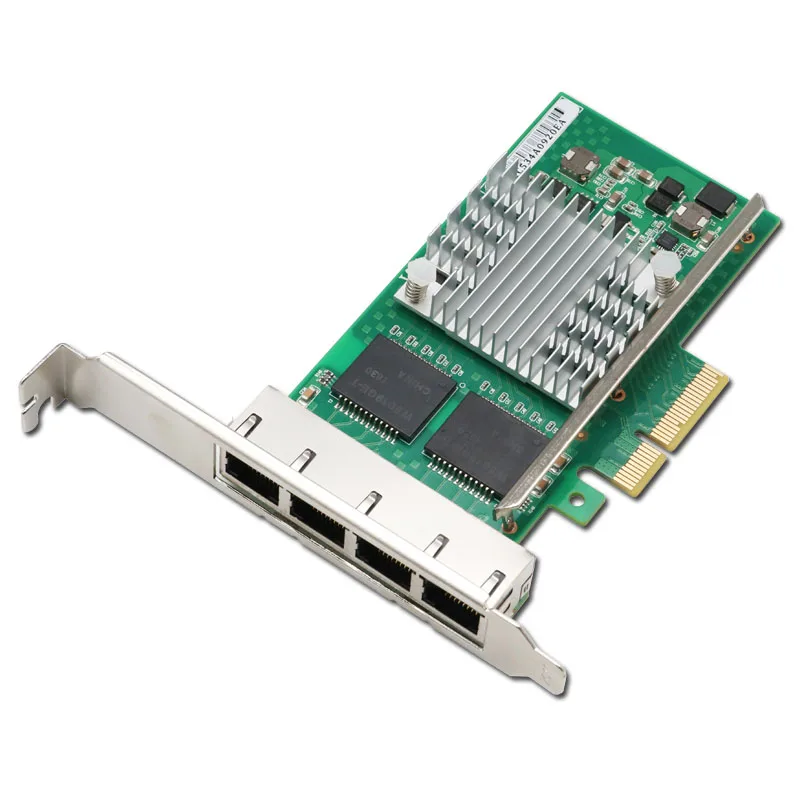 Winyao WYI350T4V2 RJ45 PCI-E X4 Gigabit Ethernet Network Adapter Card NIC intelI350-T4 I350T4