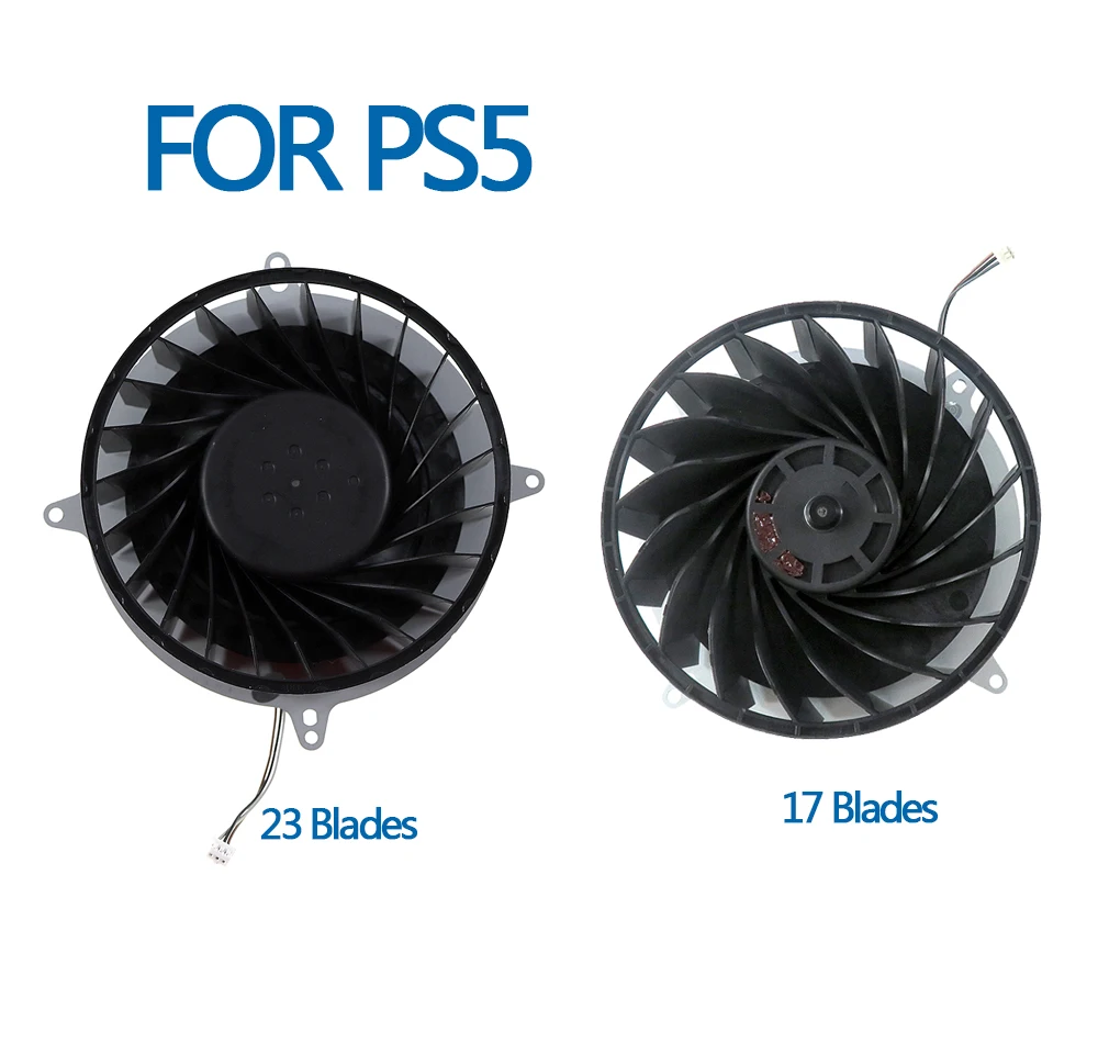5 قطعة لسوني PS5 سليم برودة 19 شفرات مروحة مروحة التبريد الداخلي استبدال DC12V 2.4A 2.0A ل بلاي ستيشن PS5 17 18 23 شفرات