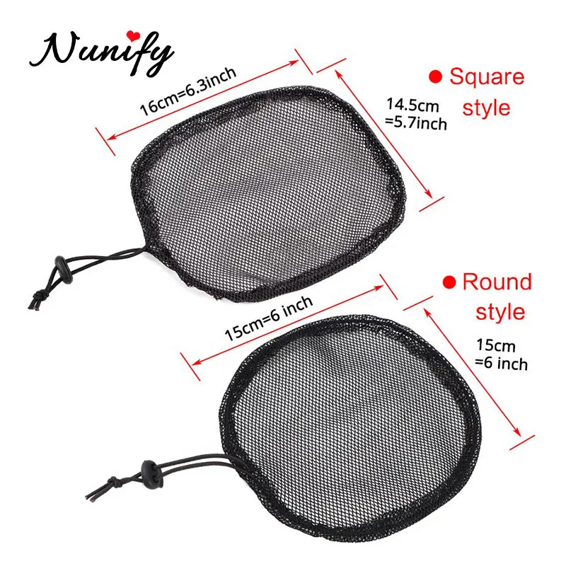 Nunify 1-5Pcs/Lot High Quality Hair Net For Make Ponytail Beautiful Woman Hair Tool Ponytail Afro Bun Wig Caps Hairnets