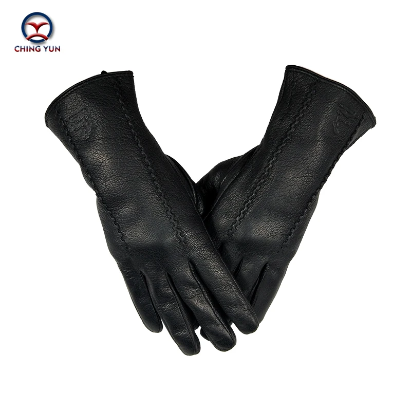 2020 New Fashion Winter Spring Woman Gloves Genuine leather imitation deer Ladies Glove70% wool knit lining women's gloves adult