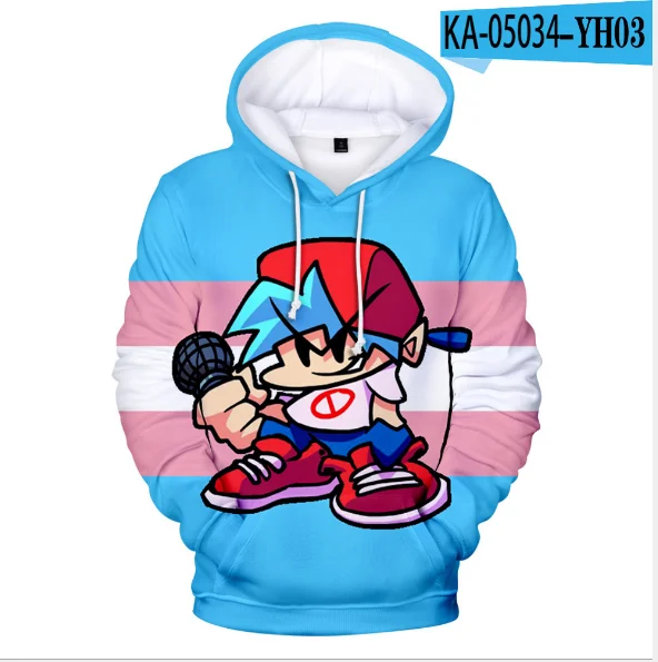 

Anime Hoodies 3d Friday Night Funkin Print Oversized Sweatshirt Sexy Girl Women Men Streetwear Hoodie Boy Girl Tracksuit Clothes