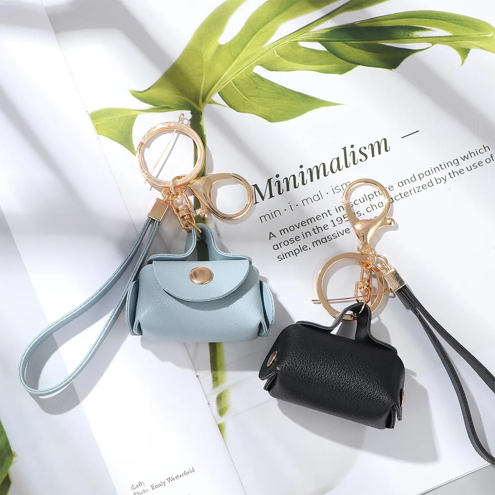 Cute Kawaii Mini Bag Keychain Creative Lovely Keyring For Women Girls Car Purse Pendant Keychains Gift Keyring