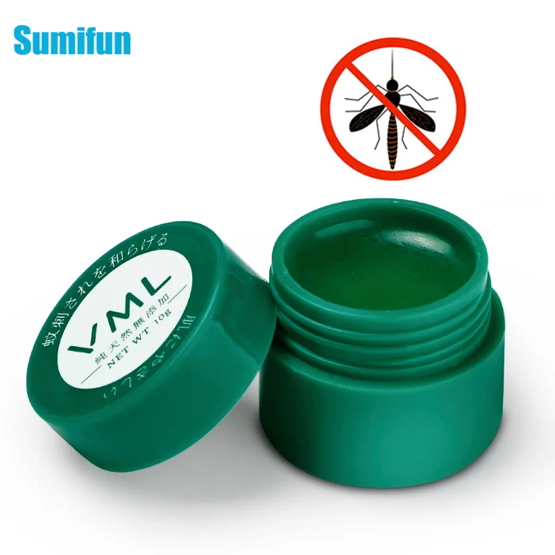 1pcs Japan Mosquito Repellent Cream Analgesic Peppermint Herbal Ointment Itching Anti-motion Cooling Oil Houseware Outdoor P0093