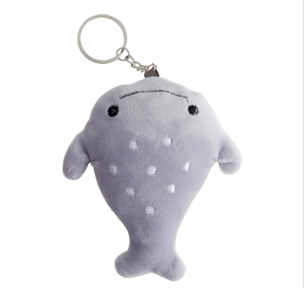 

11*10CM Animal Fish Doll Stuffed Mobile Phone Bag Pendant Cartoon Key Chain Children's Gift Custom Toy Wedding