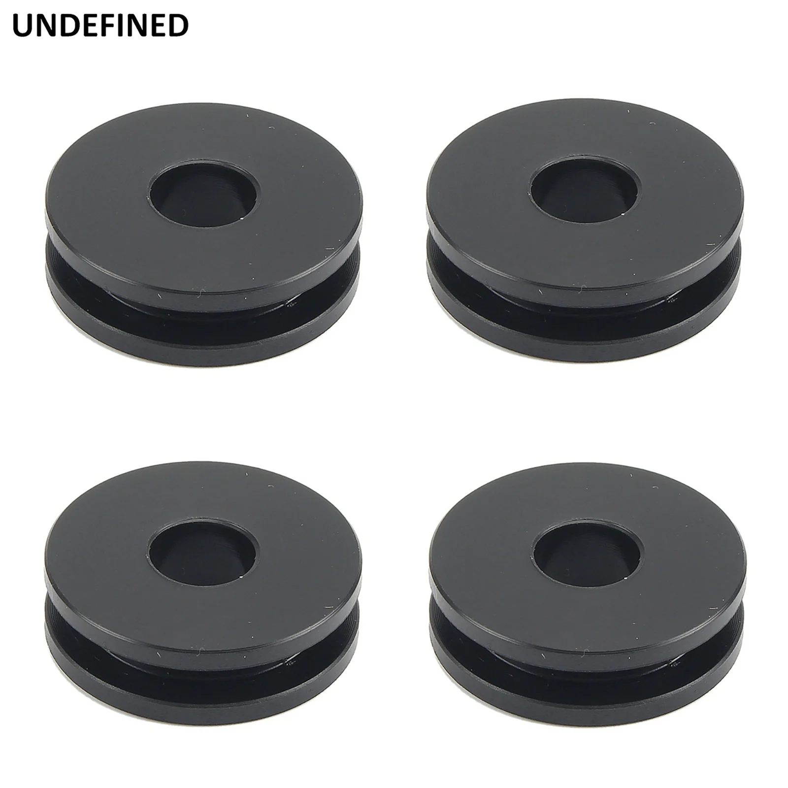 4pcs Motorcycle Windshield Mounting Bushing Grommets POM Plastic Black Accessories For Harley Heritage Softail FLSTC Road King