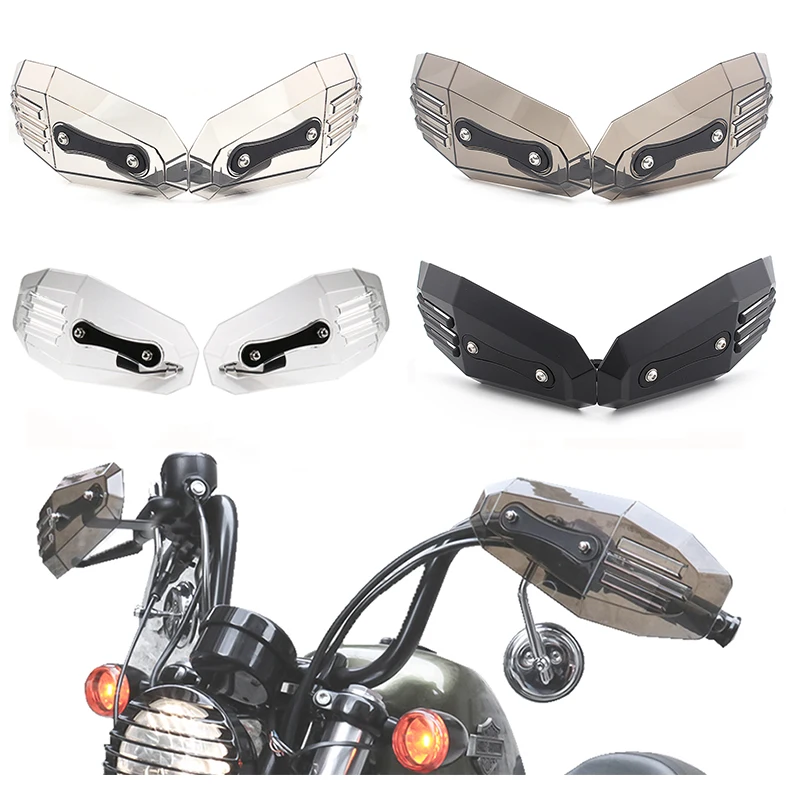 For Harley Sporster XL883 1200 X48 Chopper Moto Hand Guard Cold Wind Deflector Shield Hand Protector Shield Falling Protection