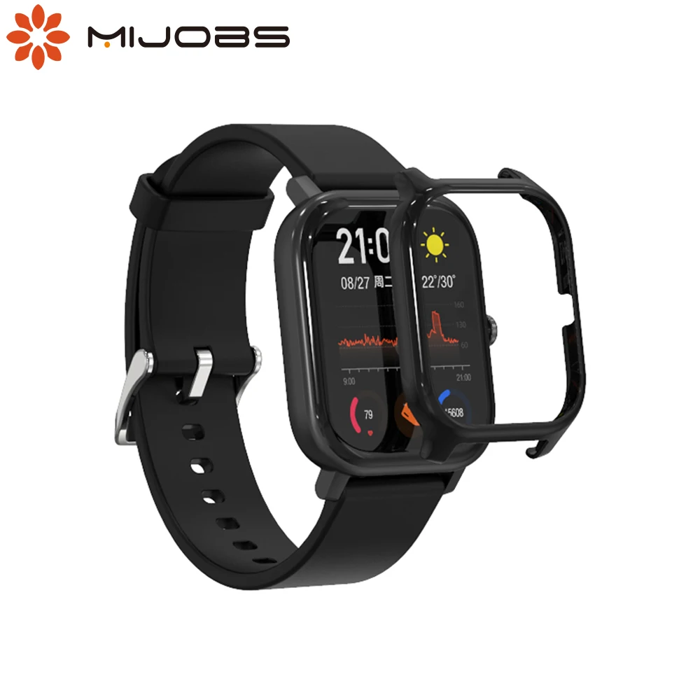 جراب حماية لـ Amazfit GTS ، إطار ممتص للصدمات لـ Xiaomi Huami Amazfit GTS ، واقي سوار ذكي من البلاستيك TPU