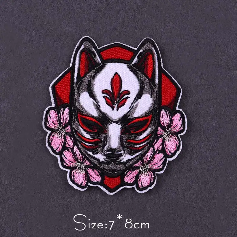 الهبي الشرير/الجمجمة التصحيح الهبي الحديد على بقع على الملابس المطرزة بقع للملابس شارة مطرّزة ملصقات الحيوانات #3