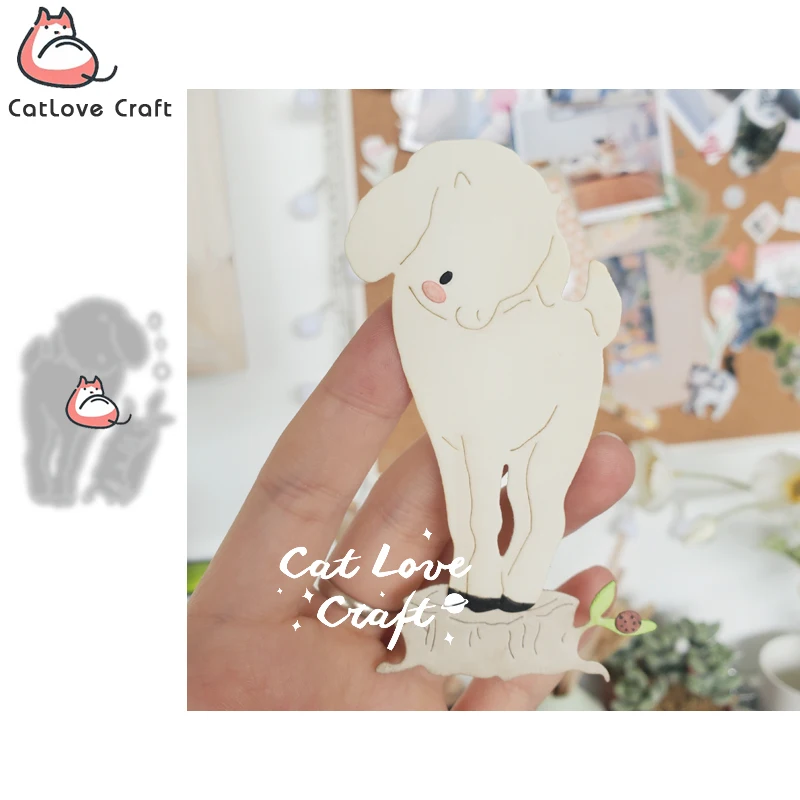

Catlove Sheep Animal Stake Metal Cutting Dies Scrapbooking Stencil Die Cuts Card Making DIY Craft Embossing New Dies For 2021