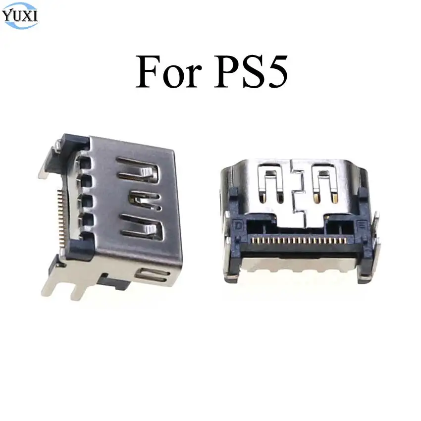 

YuXi 1pc For Sony PlayStation 5 HDMI-compatible Port Socket Interface Connector For PS5 Controller