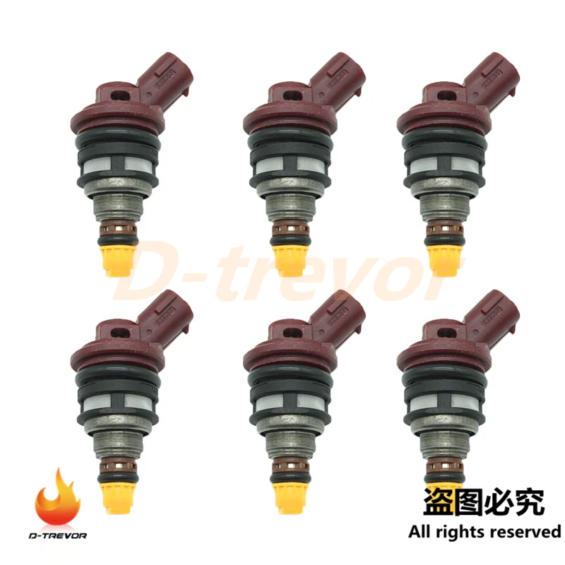 6pcs Fuel Injector Nozzle For 1000CC high flow Subaru WRX STI MY99 EJ20 E85 EJ25 OEM:166U1-SB100 166U1SB100