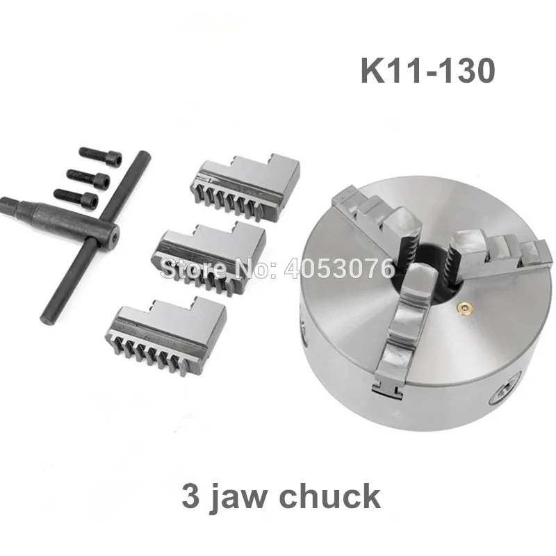 

K11-130 3 jaw chuck/130MM manual lathe chuck/3-Jaw Self-centering Chuck