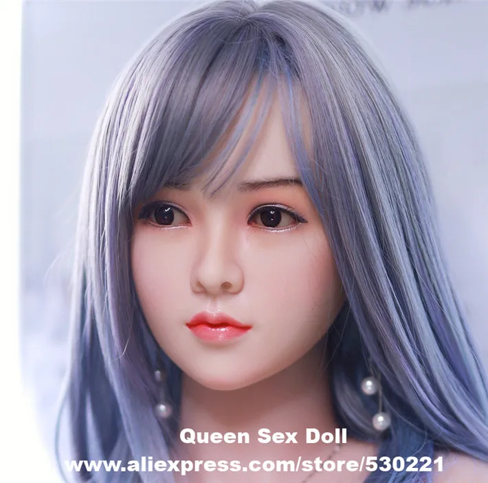 

Implanted Hair And Eyebrow Real Sex Doll Head For China Sexy Doll Silicone Heads Sex Products Fit For Body From 140cm to 175cm