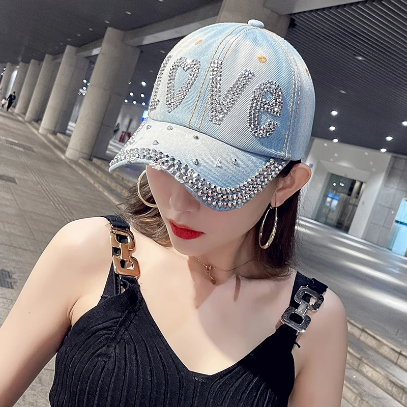 COKK Baseball Cap Women Cowboy Hat Summer Autumn Snapback Gorras Casquette Shiny letters Dad Hat Female Adjustable New