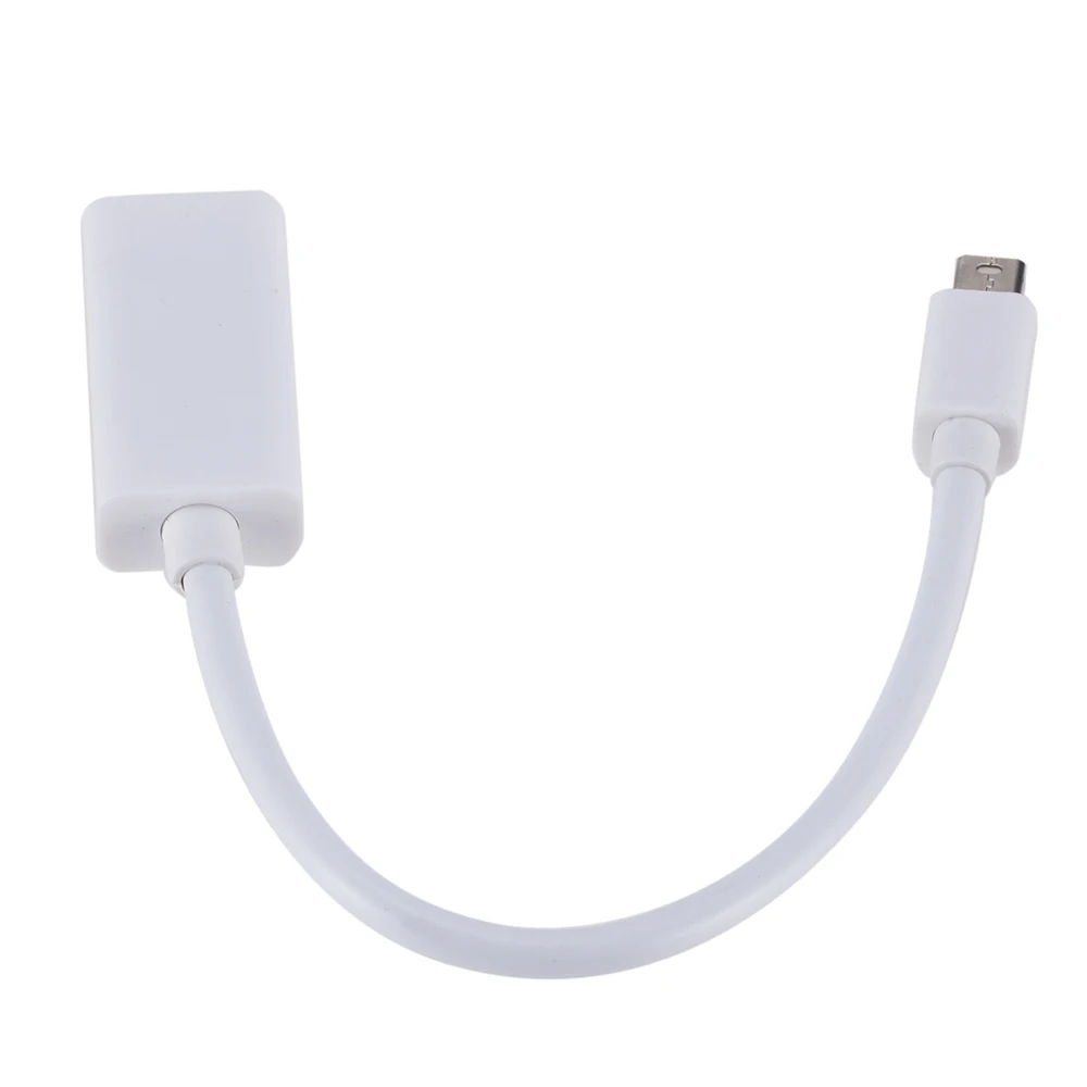 منفذ عرض صغير DP ذكر إلى كابل محول أنثى متوافق مع HDMI لأجهزة الكمبيوتر المحمول Thunderbolt لأجهزة Apple Mac Macbook Pro Air