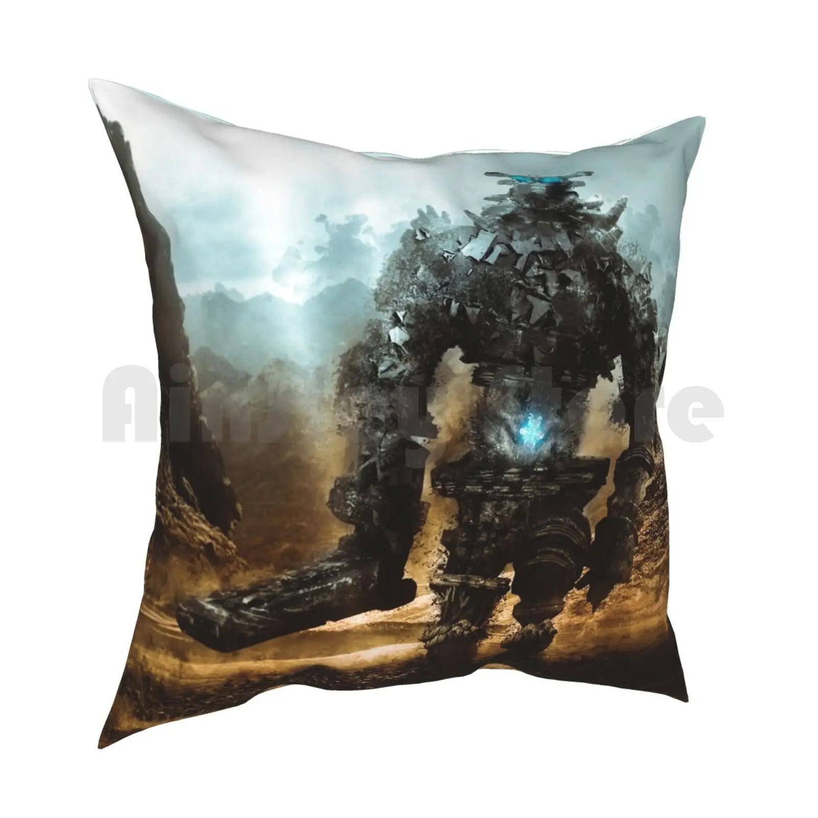 Shadow Of The Colossus Pillow Case Printed Home Soft DIY Pillow cover Collection Shadow Of The Colossus Giant Games Cult