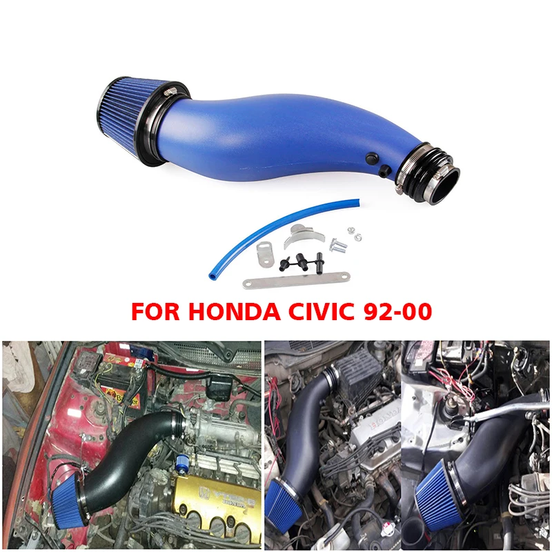 Universal PLASTIC AIR INTAKE PIPE FOR HONDA CIVIC 92-00 EK EG WITH AIR FILTER INTAKE PIPE