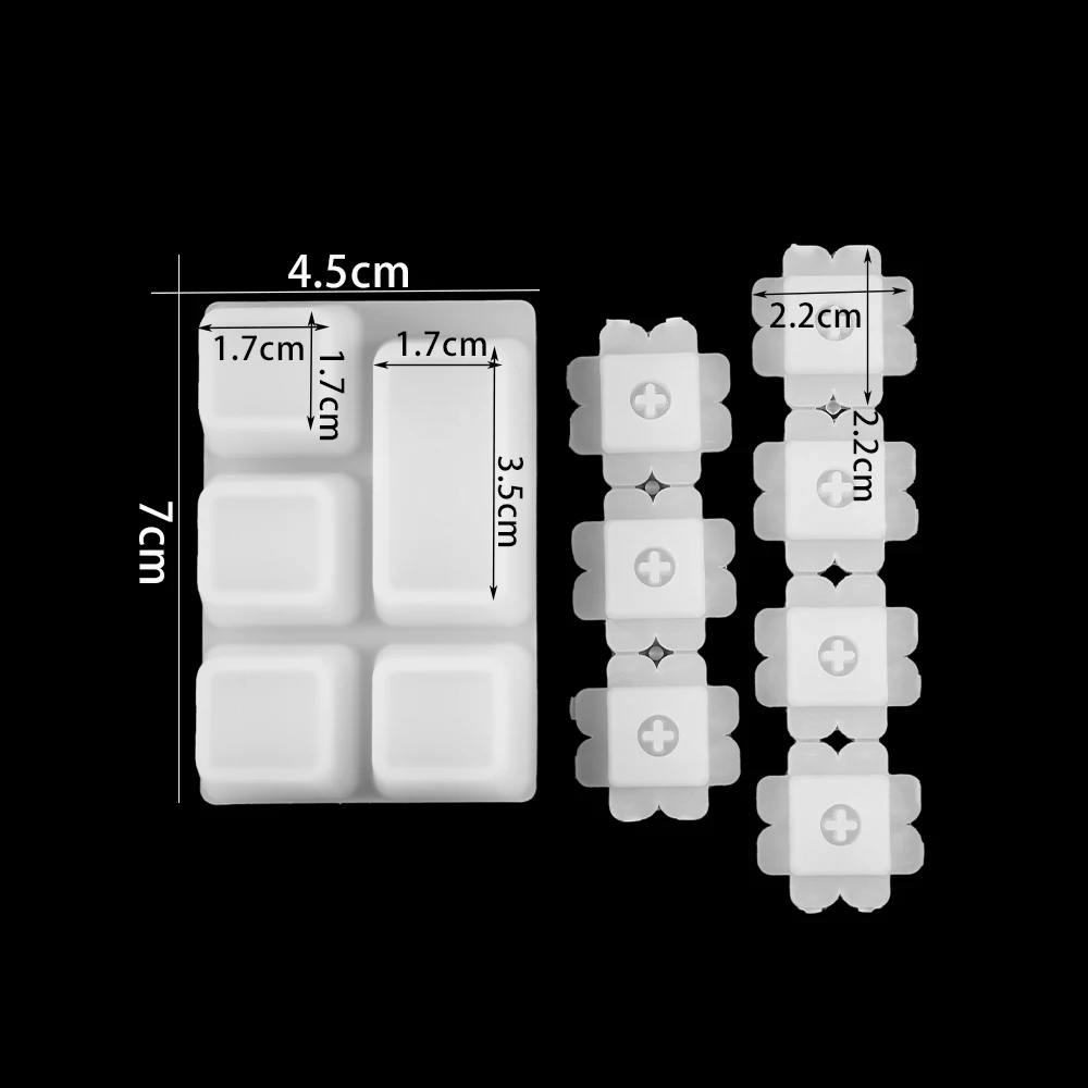 1 stücke Gaming Mechanische Tastatur Schlüssel Kappe Silikon Formen Kristall Epoxy Harz Casting Form Für DIY Handgemachte Handwerk Machen Werkzeuge