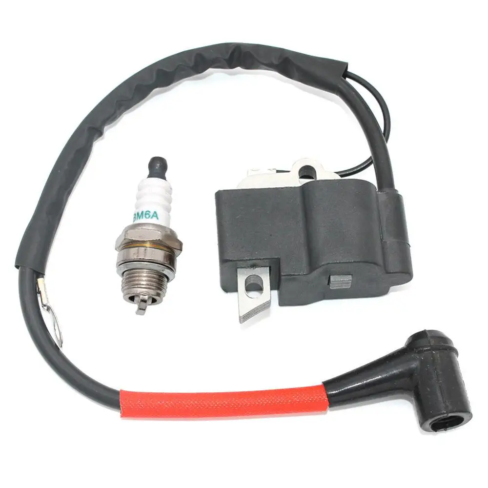 Bobina de ignição com Spark Plug BM6A para Makita DCS460 DCS500 DCS510 DCS5121 DCS5121R DSC51020 DCS51018