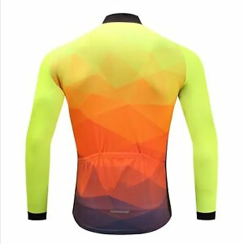 2021 Hot Selling Long Sleeve Cycling Jerseys With Pockets MTB Tops Pro Team Off Road Bike Clothes Anti UV Bicycle Shirts For Men