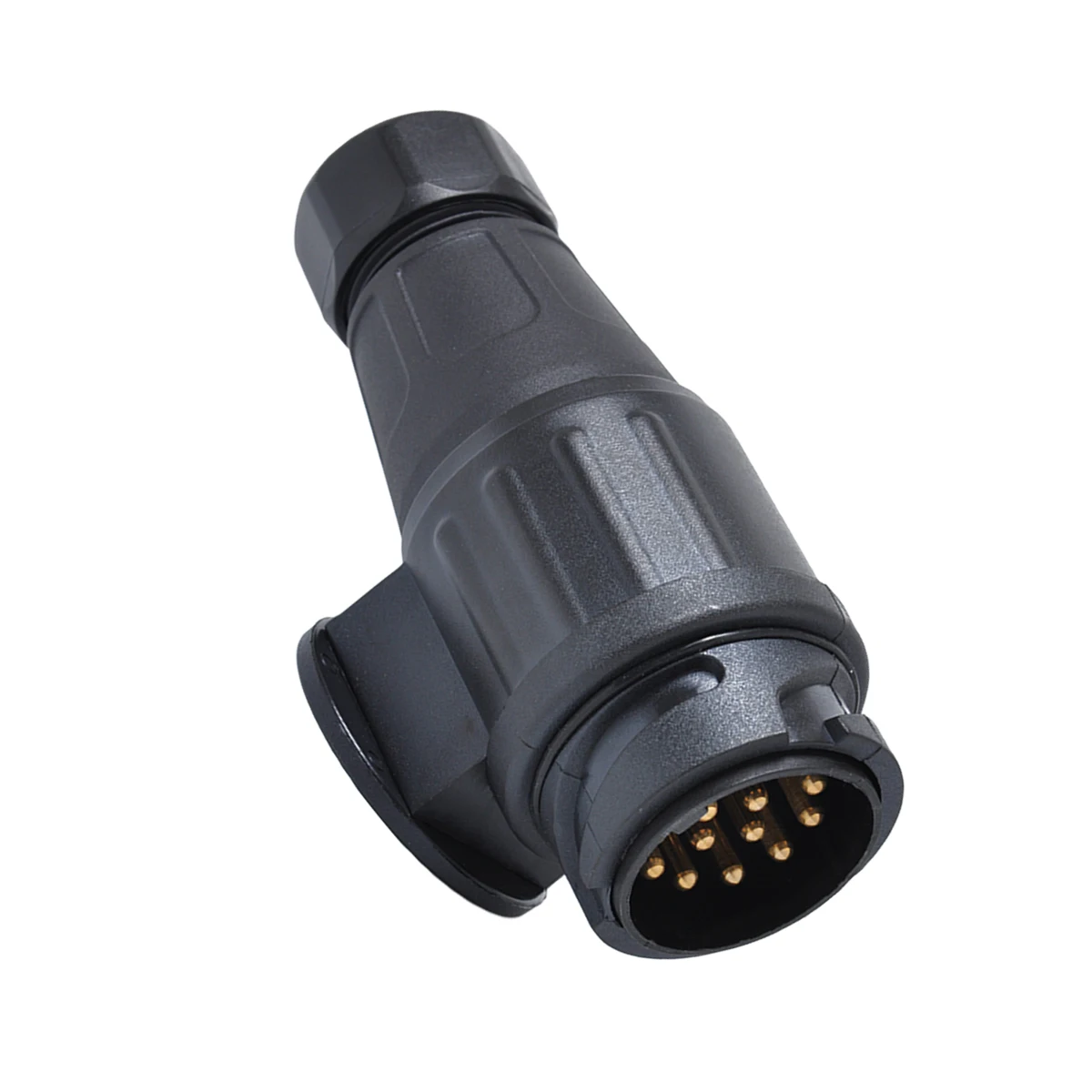 1pcs 12V 13 Pin Trailer Plug Waterproof Trailer 13 Pole Plastic Electrical Connector Wiring Connector Adapter A30