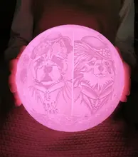 Custom 3D Moon Night Light #4