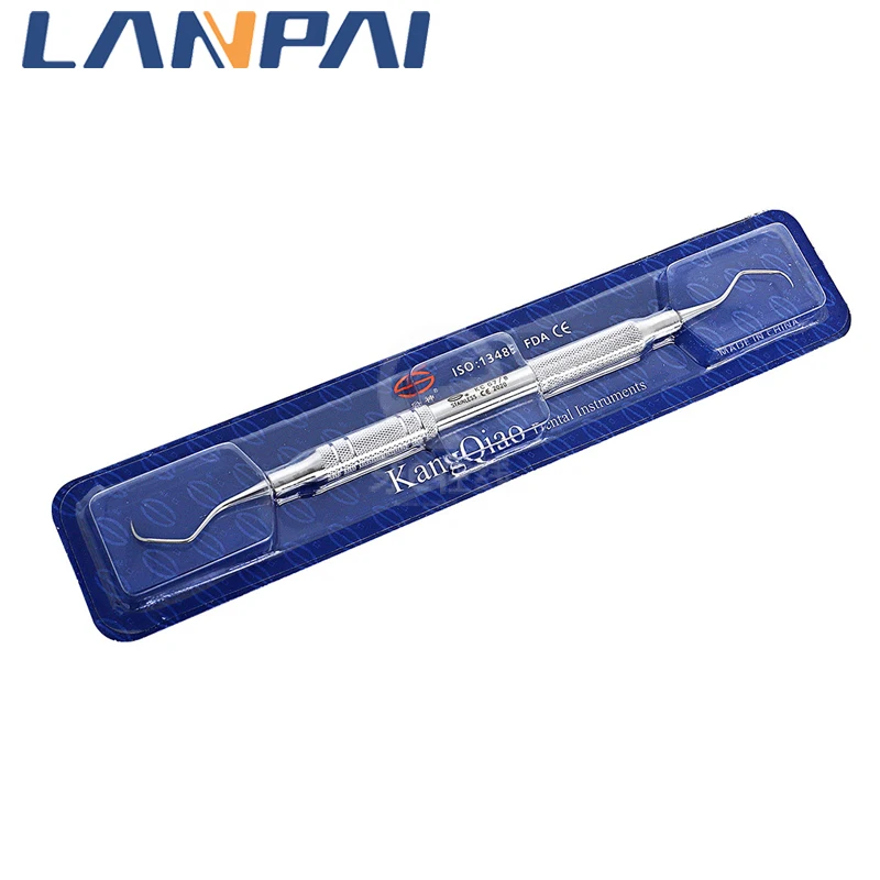 Lanpai 1pc Dental Instrument Stainless Steel Gracey Curette Periodontal Probe Perio Scalers Tool  Teeth Whitening