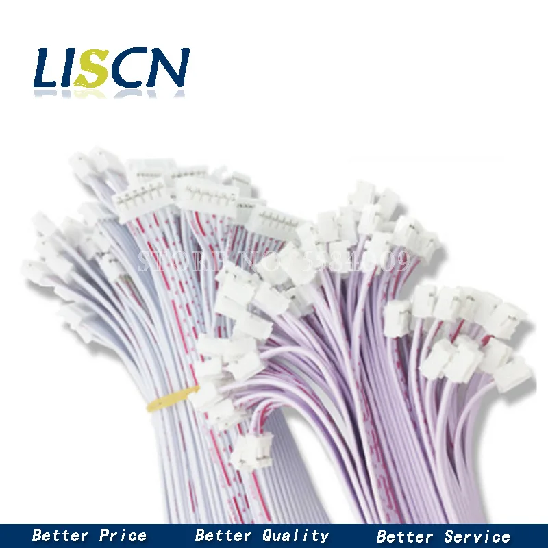 5PCS PH2.0 Female Connector Terminal Cable 10cm 20cm 30cm 2.0 JST Wire 2p 3p 4p 5p 6p 7p 8p 9p 10p 11p 12p Single/Double Head